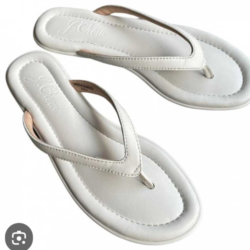 J. Crew Women's Cream Sandals